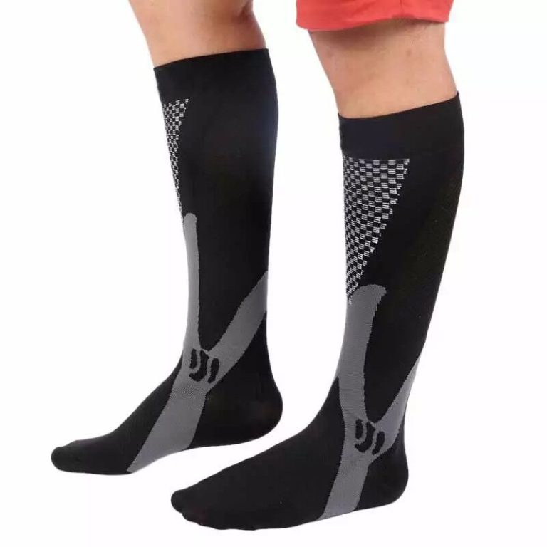 Chaussettes Hautes Rayées en laine - Chaussettes chaudes montantes