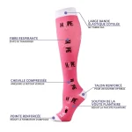Chaussettes de Contention Infirmière "Hope & Love"